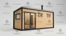 Баня Скандинавия 6х2.4м (каркасная)
